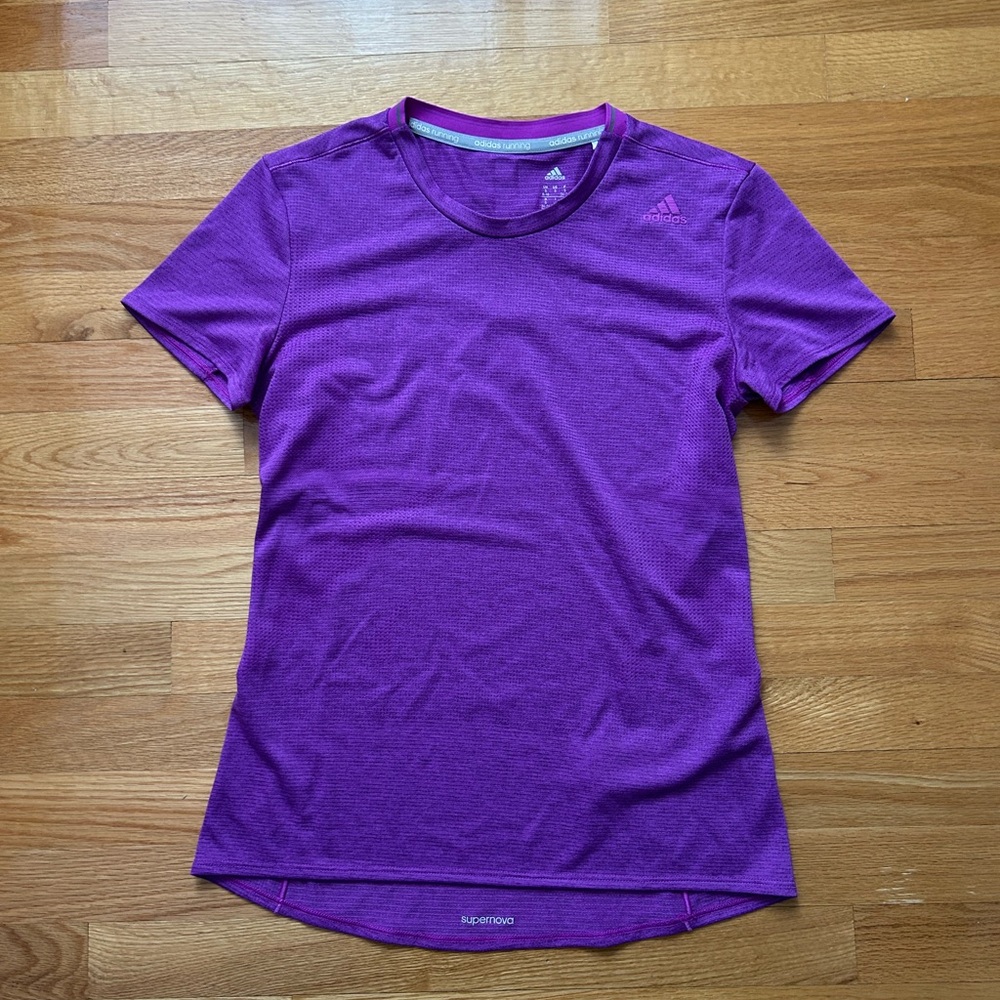 Adidas Purple Athletic T-Shirt